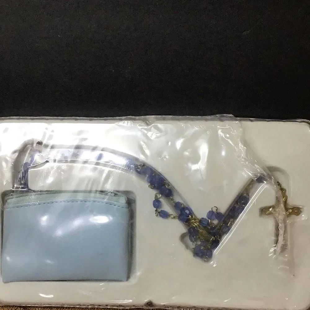 Rosary and purse new in package